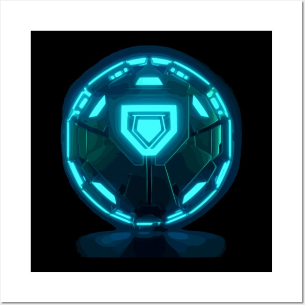 Iron man shield Wall Art by Pixy Official